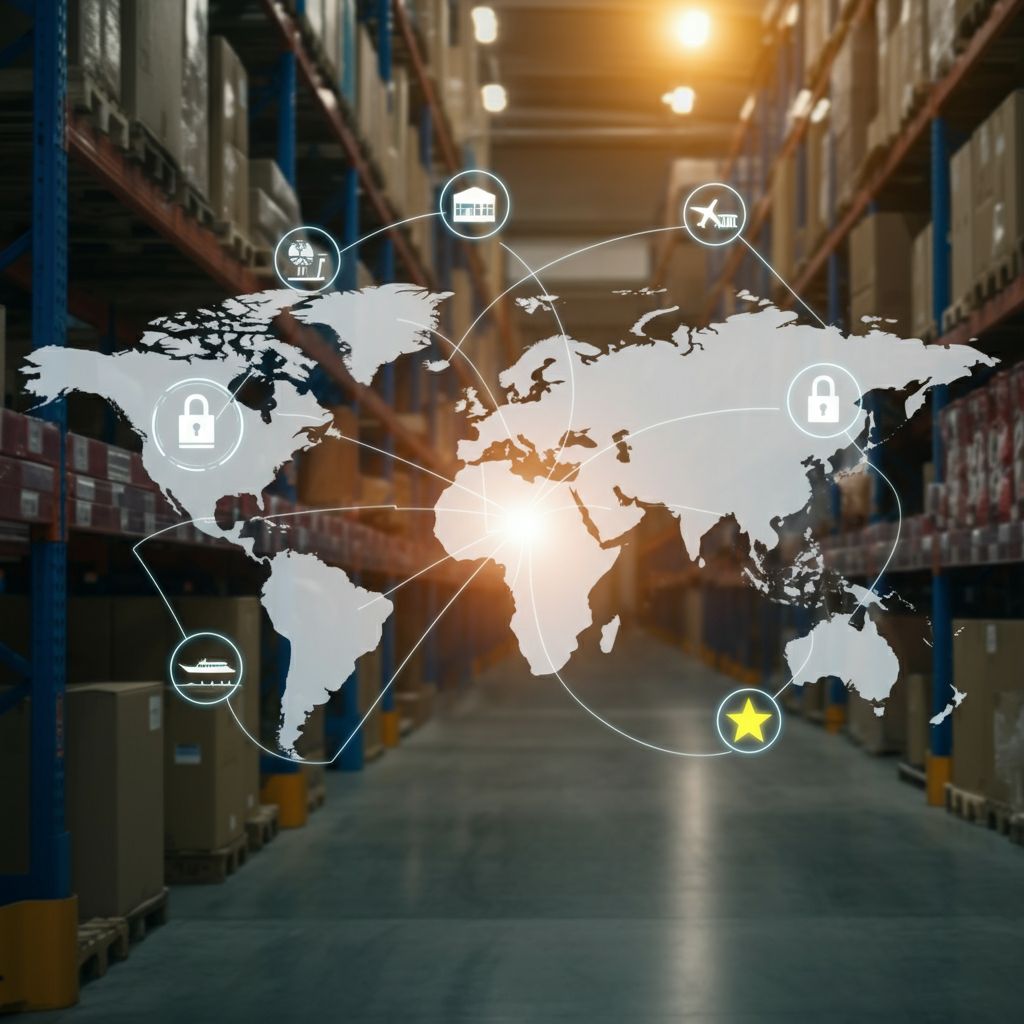 Global warehousing and distribution network for Astha Packaging