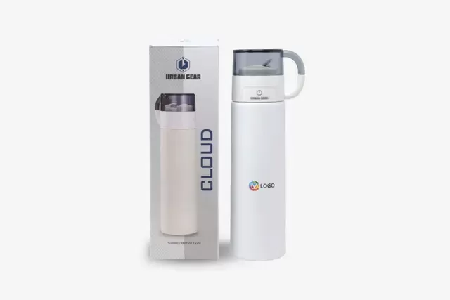 Lanky Hot & Cold Sipper - White