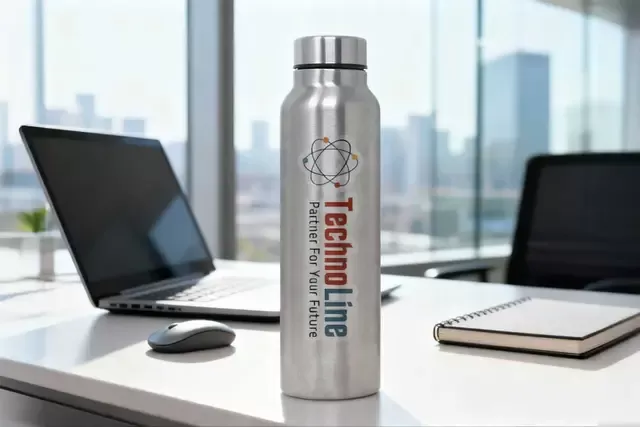 Multicolour Printed Steel Bottle (1000ml)